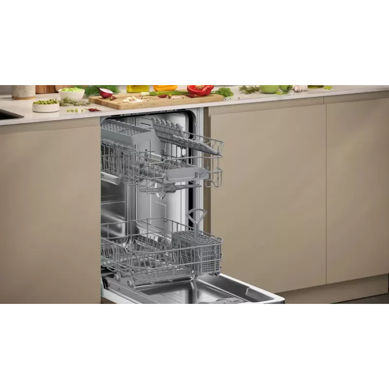 Lavavajillas NEFF S853HKX20E totalmente integrable Slimline 10 cubiertos, Home Connect, 46 dB
