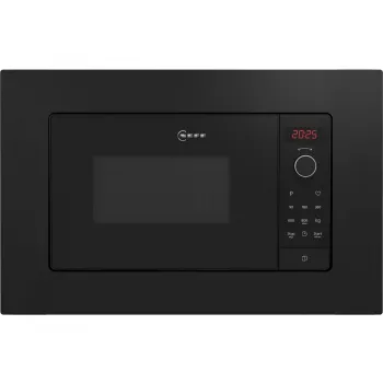 Microondas Neff HLAWG26S3 negro microondas solo de encastre 20 L 800 W