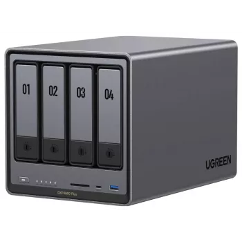 Ugreen NASync DXP4800 Plus NAS sobremesa Intel® Pentium® Gold 8505 8 GB DDR5 0 TB UGOS Pro