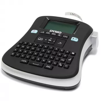DYMO LabelManager ® ™ 210D - QWZ, QWERTZ, D1, transferencia térmica, 180 x 180 DPI, 12 mm/s, negro, plata