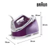 Braun CareStyle 1 IS1514VI 2200 W 1,7 L suela cerámica violeta