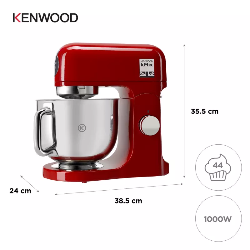 Robot de cocina Kenwood kMix 1000 W 5 L rojo