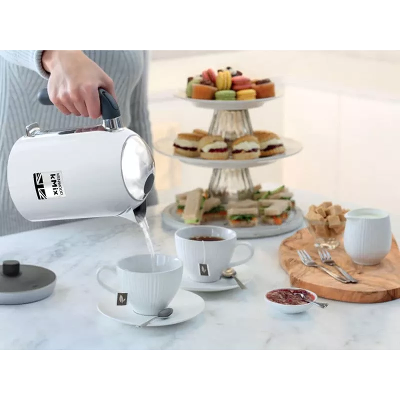Kenwood ZJX650WH hervidor eléctrico 1 L 2200 W plata, blanco