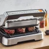 Parrilla de contacto Tefal OptiGrill 2in1 GC773D acero inoxidable 2100 W
