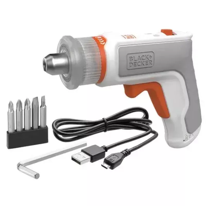 Atornillador a batería Black & Decker BCRTA01, 180 rpm, 5,5 N⋅m, 3,6 V