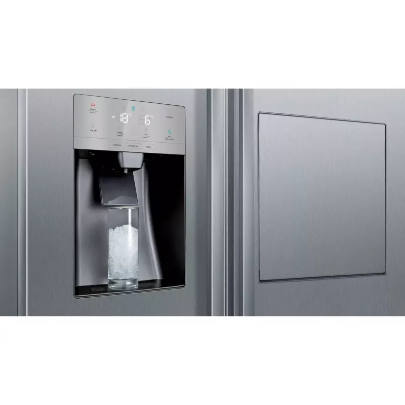 Frigorífico side-by-side Siemens iQ500 KA93GAIEP – independiente, 560 l de volumen total, frigorífico 369 l, congelador 191 l, clase energética E, acero inoxidable