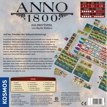 Kosmos Anno 1800 juego de mesa estrategia