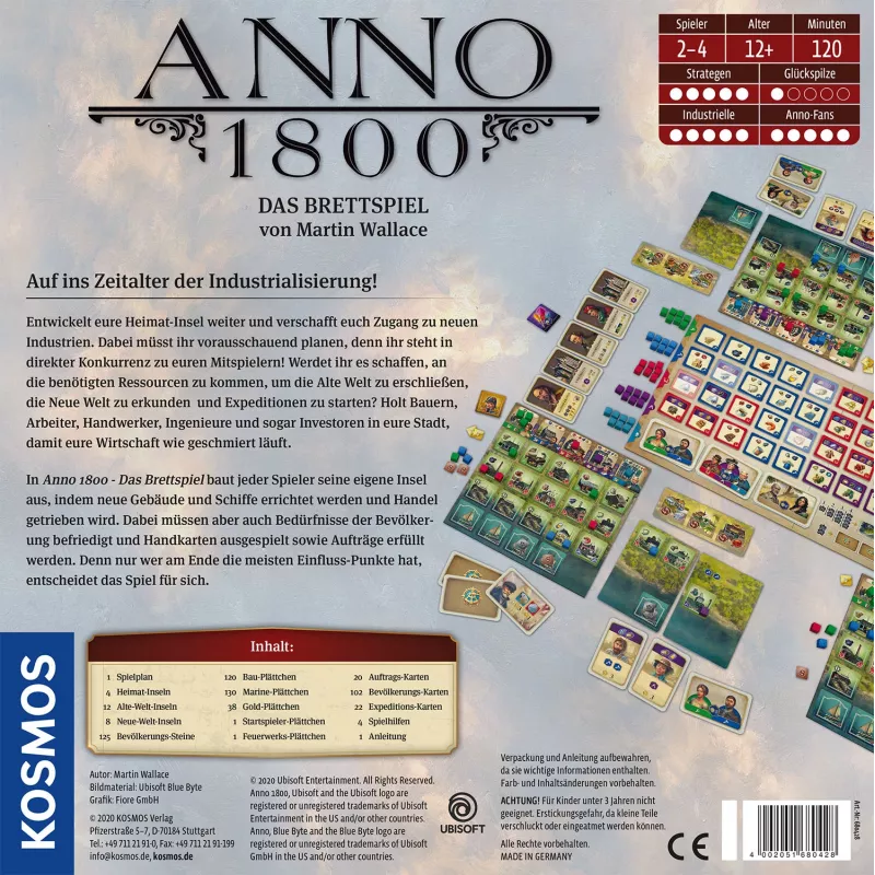 Kosmos Anno 1800 juego de mesa estrategia