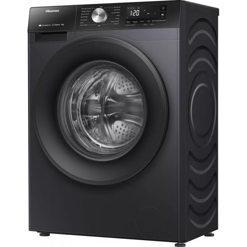 Hisense WF3S8043BB3 lavadora de carga frontal 8 kg 1400 rpm negro