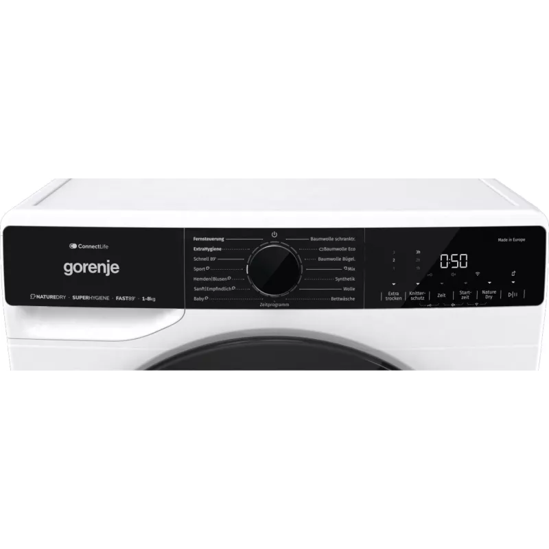 Gorenje DPNA83W secadora de ropa independiente carga frontal 8 kg negro, blanco