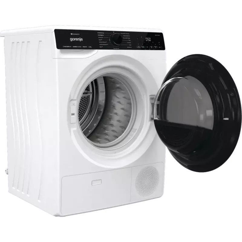 Secadora de ropa Gorenje DPNA93W bomba de calor, independiente, carga frontal, 9 kg, blanca, clase energética C