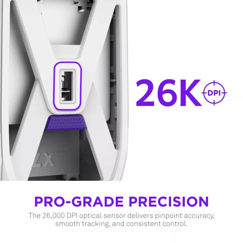 NZXT Lift Elite Wireless ratón gaming blanco