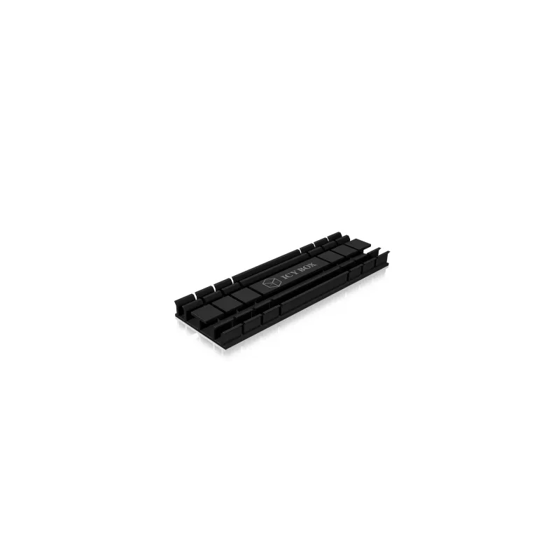ICY BOX IB-M2HS-701 M.2 2280 SSD disipador, pasivo, aluminio, PC/PS5, negro