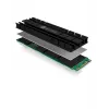 ICY BOX IB-M2HS-701 M.2 2280 SSD disipador, pasivo, aluminio, PC/PS5, negro