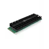 ICY BOX IB-M2HS-701 M.2 2280 SSD disipador, pasivo, aluminio, PC/PS5, negro