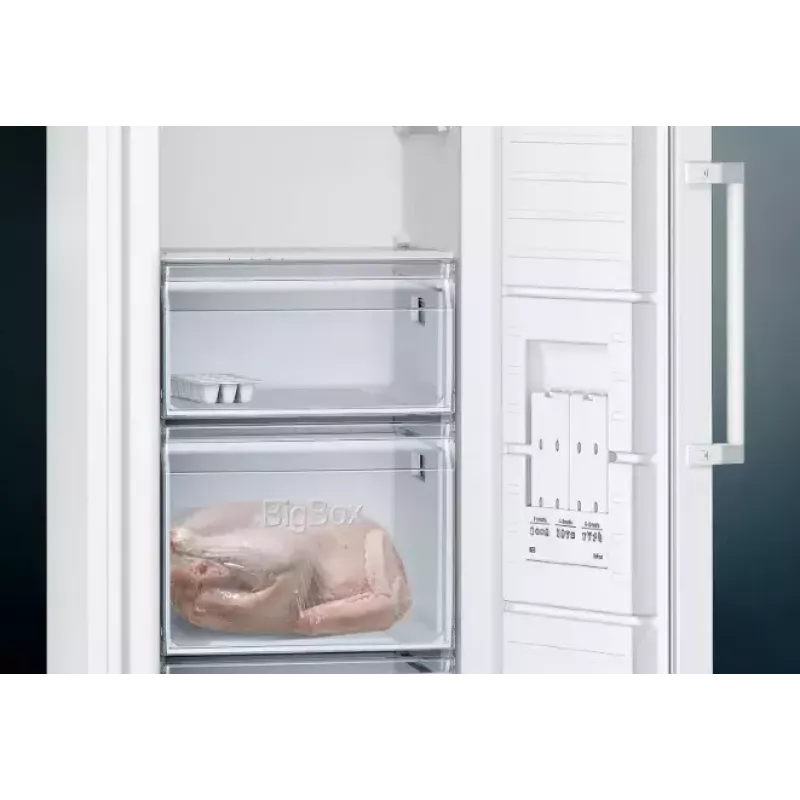 Siemens iQ300 GS29NVWEP congelador vertical independiente 200 L blanco