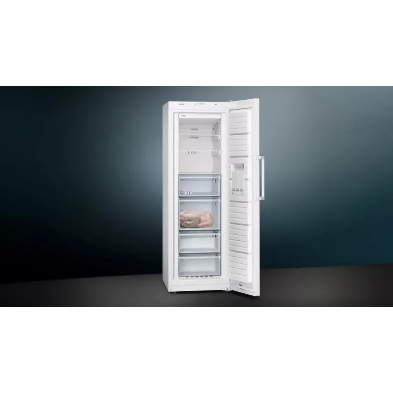 Siemens iQ300 GS33NVWEP congelador vertical, 225 l, clase E, blanco