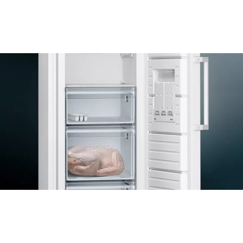 Siemens iQ300 GS33NVWEP congelador vertical, 225 l, clase E, blanco