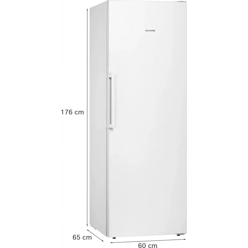Siemens iQ300 GS33NVWEP congelador vertical, 225 l, clase E, blanco