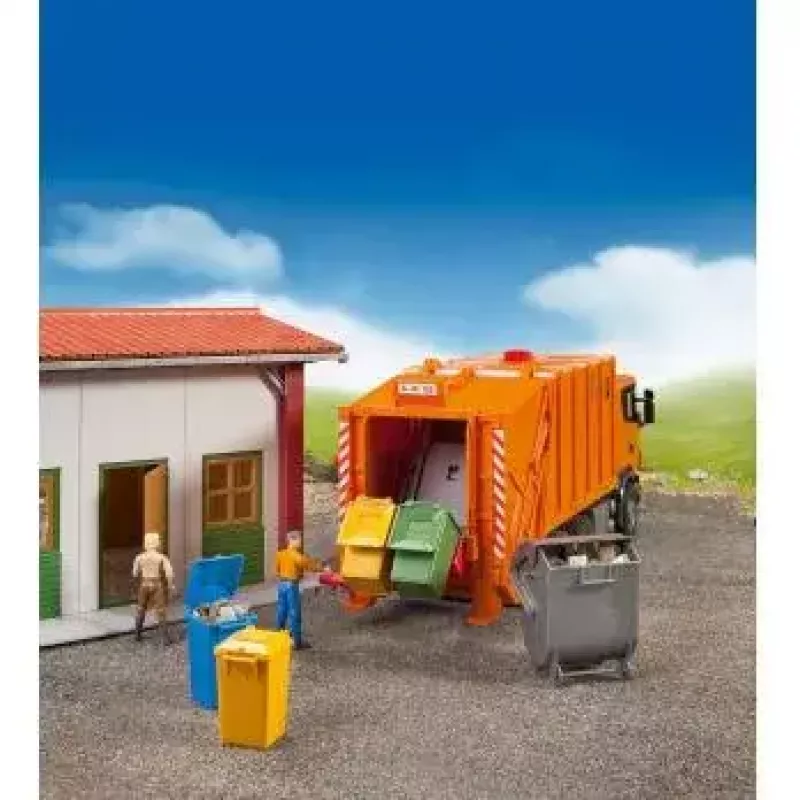Set de contenedores de basura BRUDER 2607