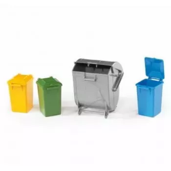 Set de contenedores de basura BRUDER 2607