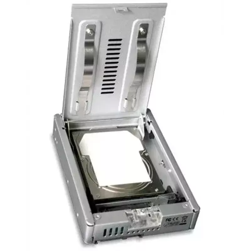 Cremax ICY Dock MB982IP-1S - adaptador de bahía de almacenamiento - 8,9 cm a 6,4 cm (3.5 a 6,40cm (2.5)) - plateado (MB982IP-1S-1)