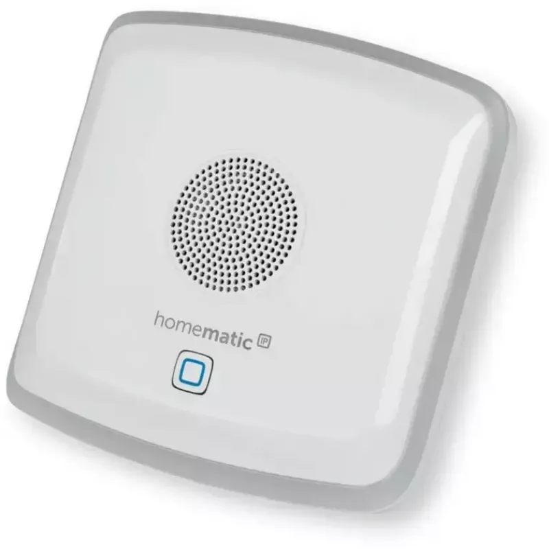 Transmisor de señal HomeMatic HmIP-MP3P inalámbrico blanco — emisor de señal inalámbrico para sistema Homematic IP