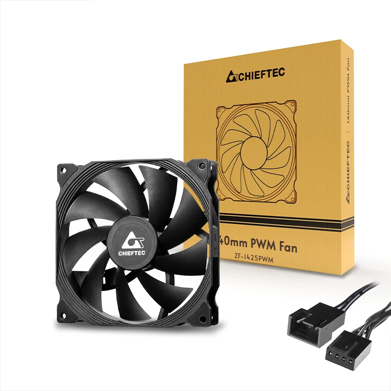 Ventilador CHIEFTEC ZF-1425PWM 140mm PWM funcionamiento silencioso