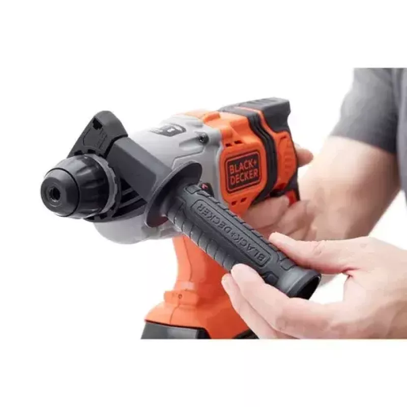 Taladradora Black & Decker BCD900E2K-QW 1880 RPM SDS Plus, batería 2,5 Ah