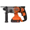 Taladradora Black & Decker BCD900E2K-QW 1880 RPM SDS Plus, batería 2,5 Ah