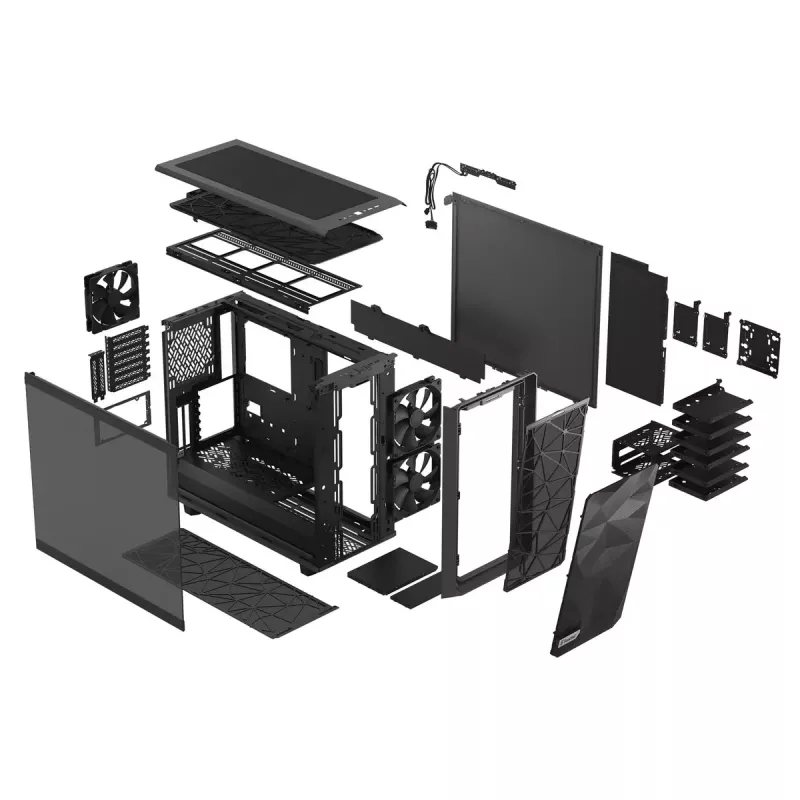 Caja de PC Fractal Design Meshify 2 torre gris