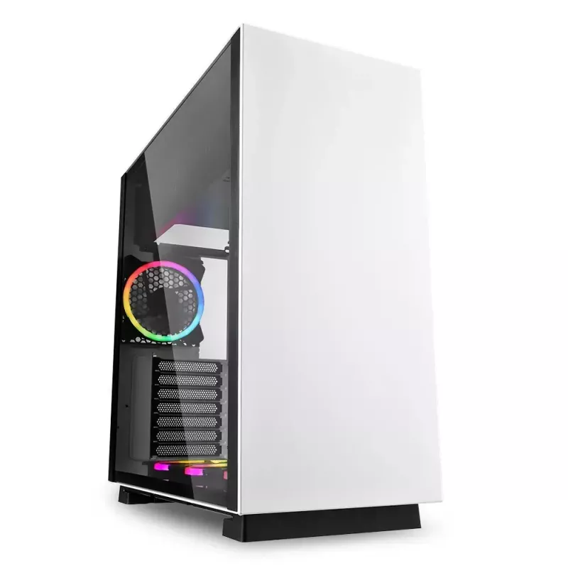 Caja de PC Sharkoon Pure Steel RGB Midi Tower Blanco