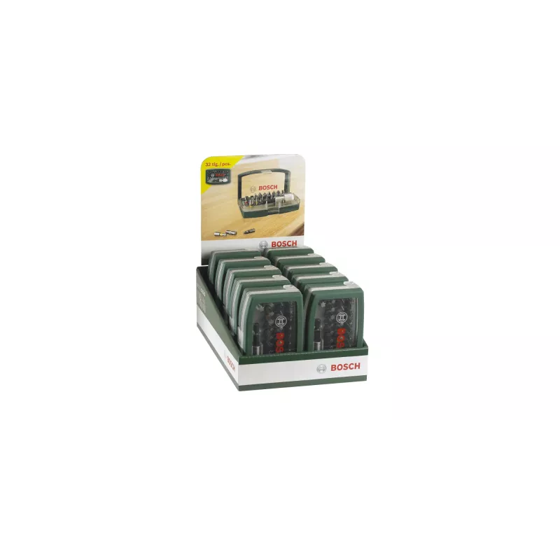 Bosch 2607017063 juego de puntas de destornillador, 32 piezas