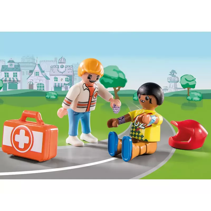 Coche y carreras Playmobil Duck On Call 70919 multicolor plástico set de juguete