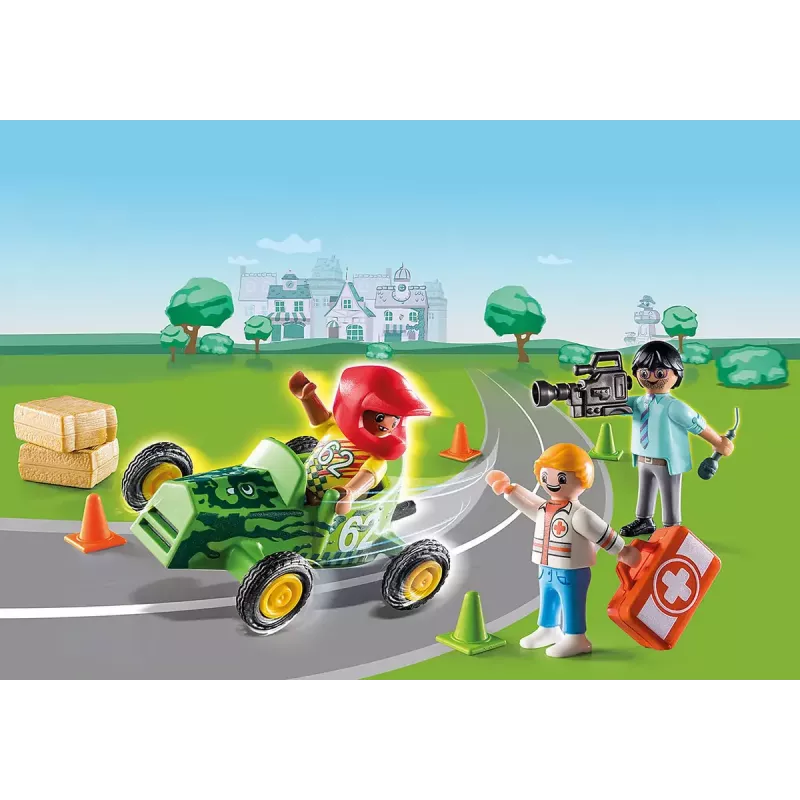 Coche y carreras Playmobil Duck On Call 70919 multicolor plástico set de juguete