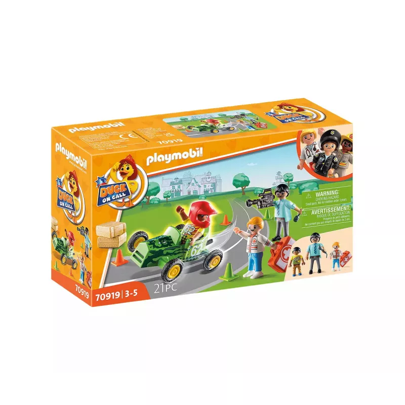 Coche y carreras Playmobil Duck On Call 70919 multicolor plástico set de juguete