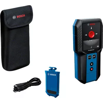 Detector múltiple digital Bosch GMS 120-27 cable eléctrico, metal, metal no férrico, madera