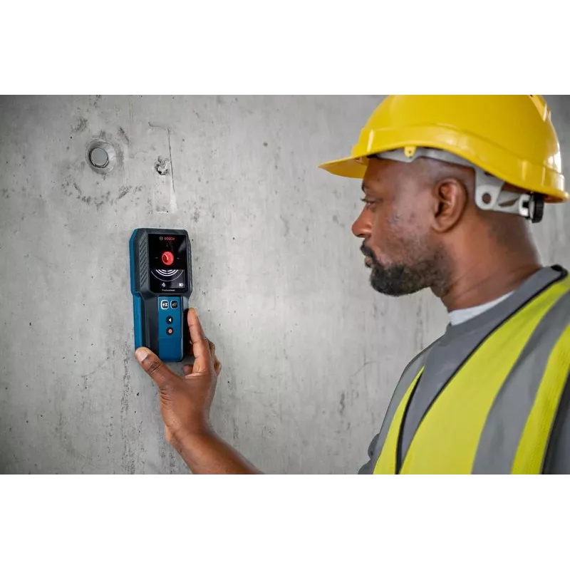 Detector múltiple digital Bosch GMS 120-27 Professional – cable con tensión, metal, metal no férrico, madera