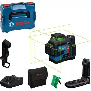 Láser de líneas Bosch GLL 12V-100-33 CG LB10 DK20 0601065401 láser verde 12V