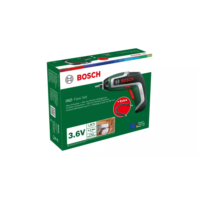 Bosch IXO 7 – 235 rpm, negro, verde