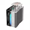 Disipador de CPU FSP NE5 por aire 120 mm negro ARGB, ventilador, 12 cm, 800 RPM, 1600 RPM, 28 sone, negro