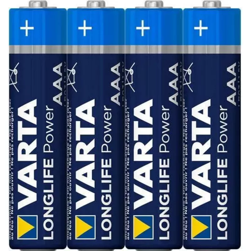 Pilas alcalinas Varta Longlife Power AAA (LR03), 40 uds. (04903121154)