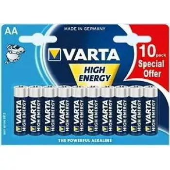Pila desechable Varta High Energy AA pack de 10