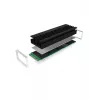 Disipador para unidad de estado sólido ICY BOX IB-M2HS-70 negro 1 ud.