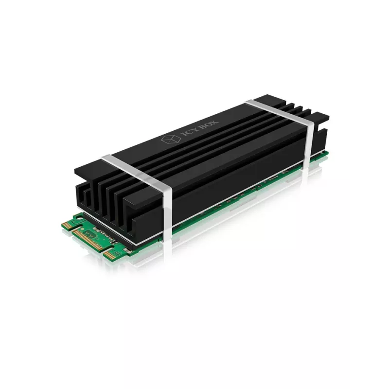 Disipador para unidad de estado sólido ICY BOX IB-M2HS-70 negro 1 ud.