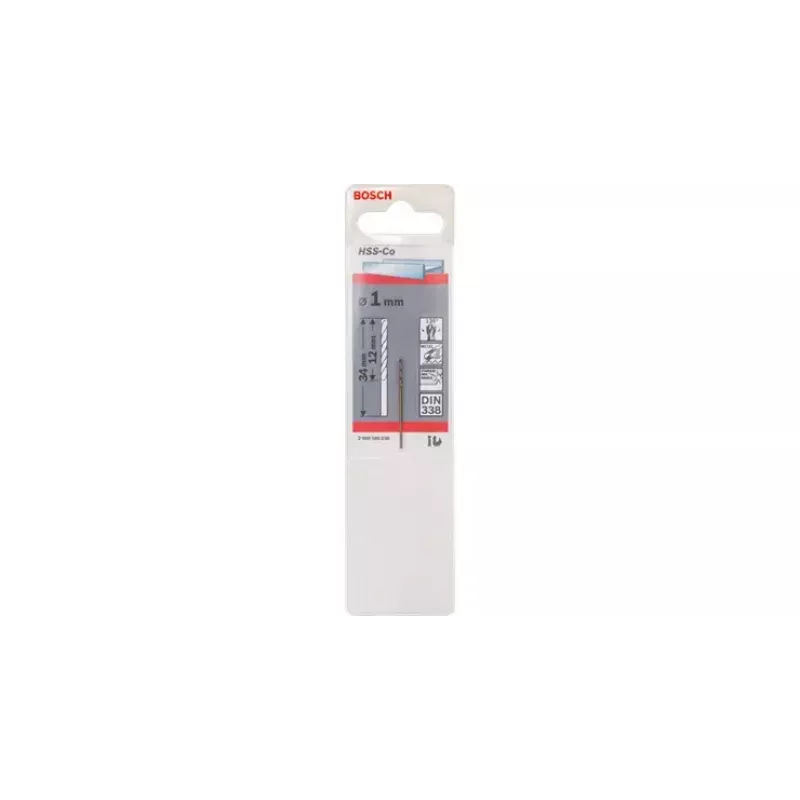 Set de brocas helicoidales Bosch HSS Cobalt 2608585845 5 piezas