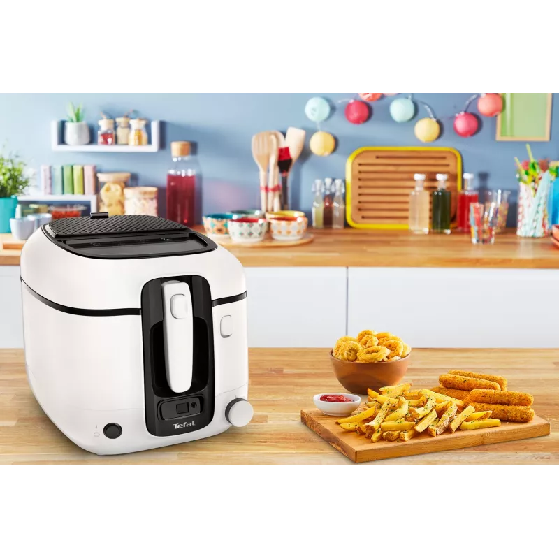 Freidora Tefal Super Uno FR3140 blanca