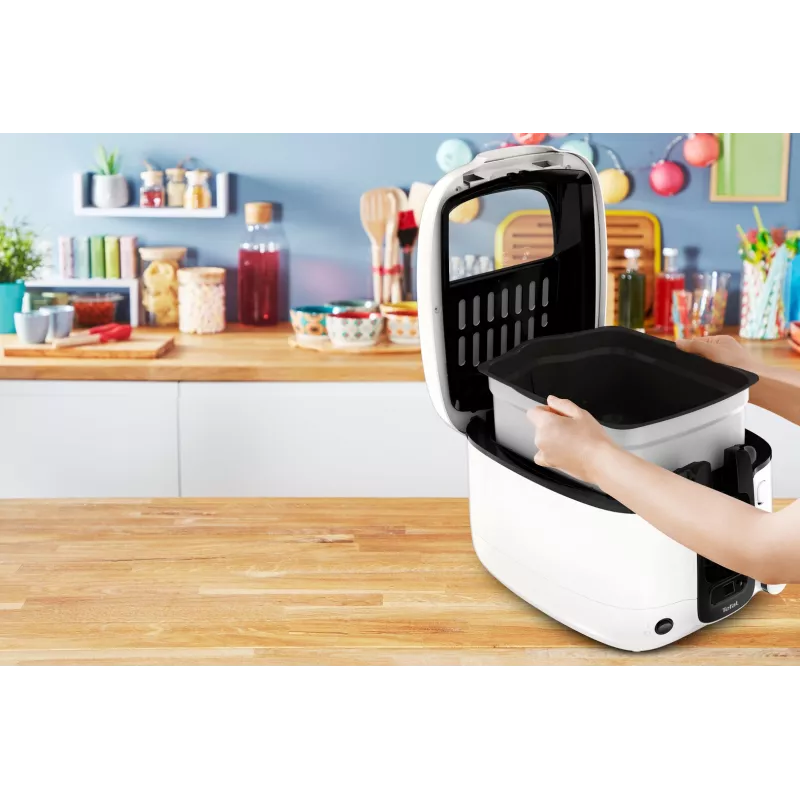 Freidora Tefal Super Uno FR3140 blanca