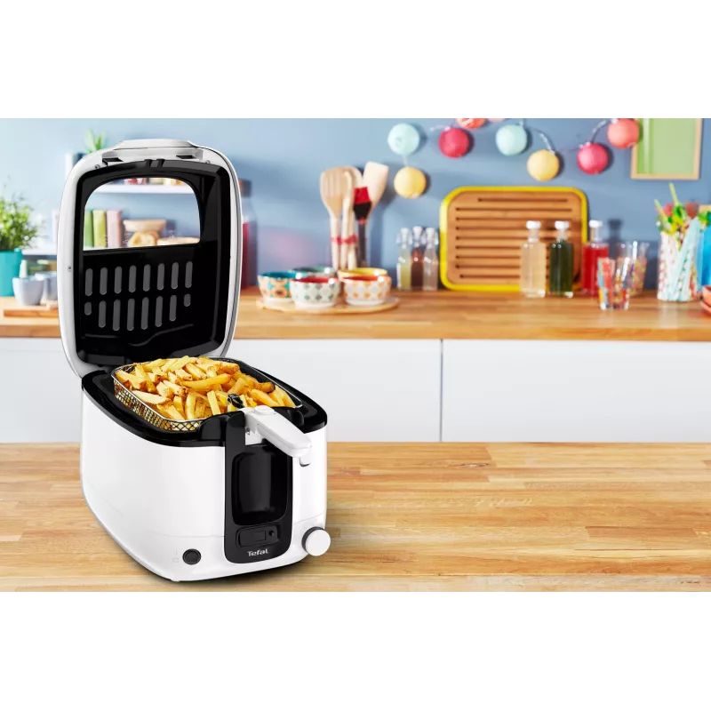 Freidora Tefal Super Uno FR3140 blanca
