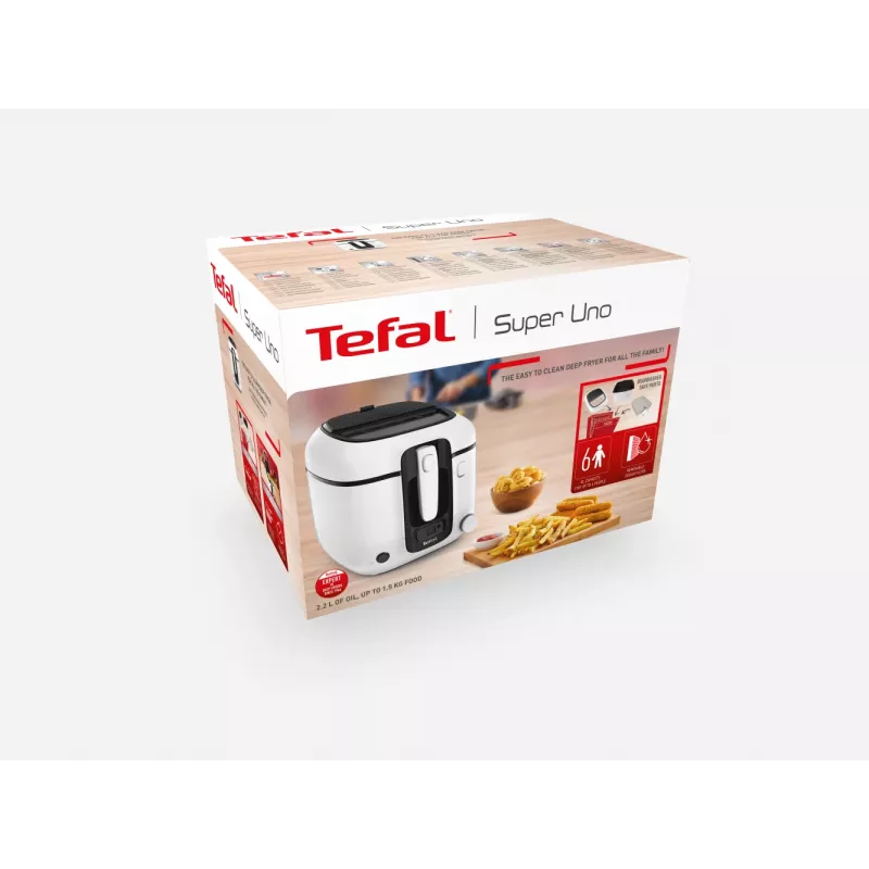 Freidora Tefal Super Uno FR3140 blanca